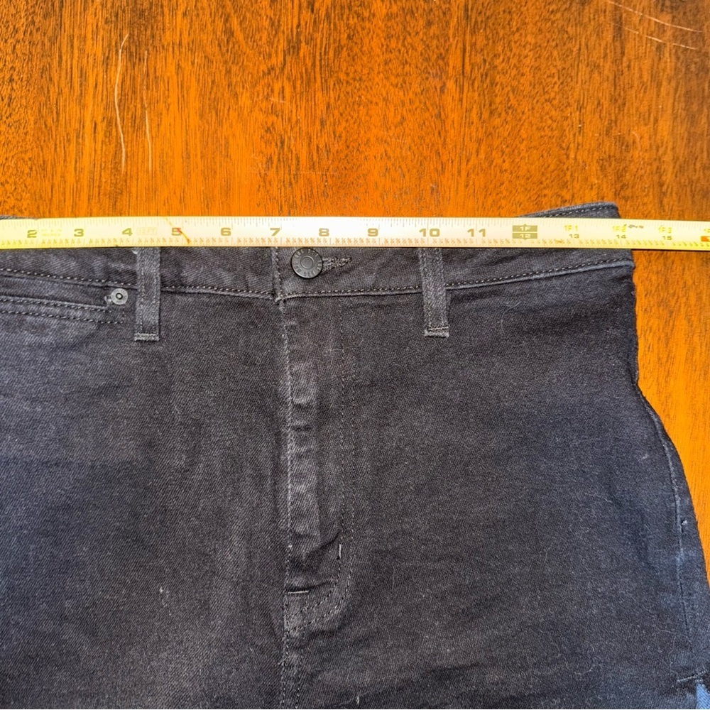 BDG Pin Up High-Rise Denim Shorts Jeans Black Urban Outfitters Size 28 - Picture 9 of 9
